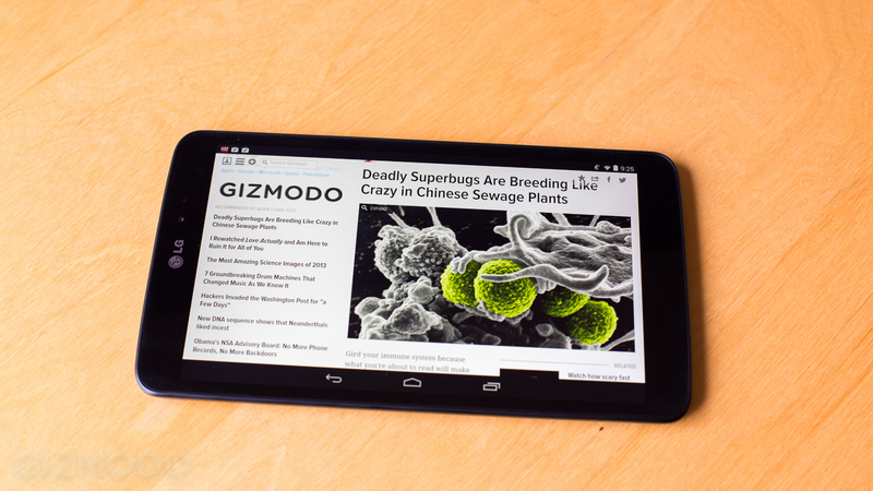 Illustration for article titled LG G Pad 8.3 Google Play Edition Review: Android's iPad Mini